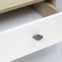 Ручка мебельная кнопка мет. RANDY 16 графит шлифованный AKS 104138