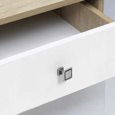 Ручка мебельная кнопка мет. SQUARE античное серебро AKS 93209