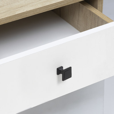 Ручка мебельная кнопка мет. SQUARE черный матовый AKS 95686