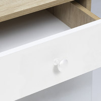 Ручка мебельная кнопка мет. TERNI белый AKS 44674