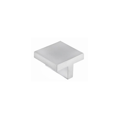 Ручка мебельная кнопка мет. UZ40 32 хром матовый AKS 51834