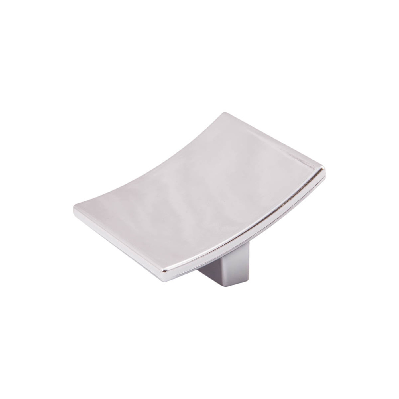 Ручка мебельная кнопка пластик PK07/K7 металлик AKS 52269