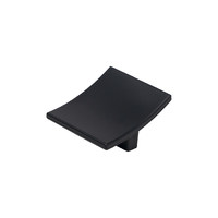 Ручка мебельная кнопка пластик PK07/K7 черный матовый AKS 87095