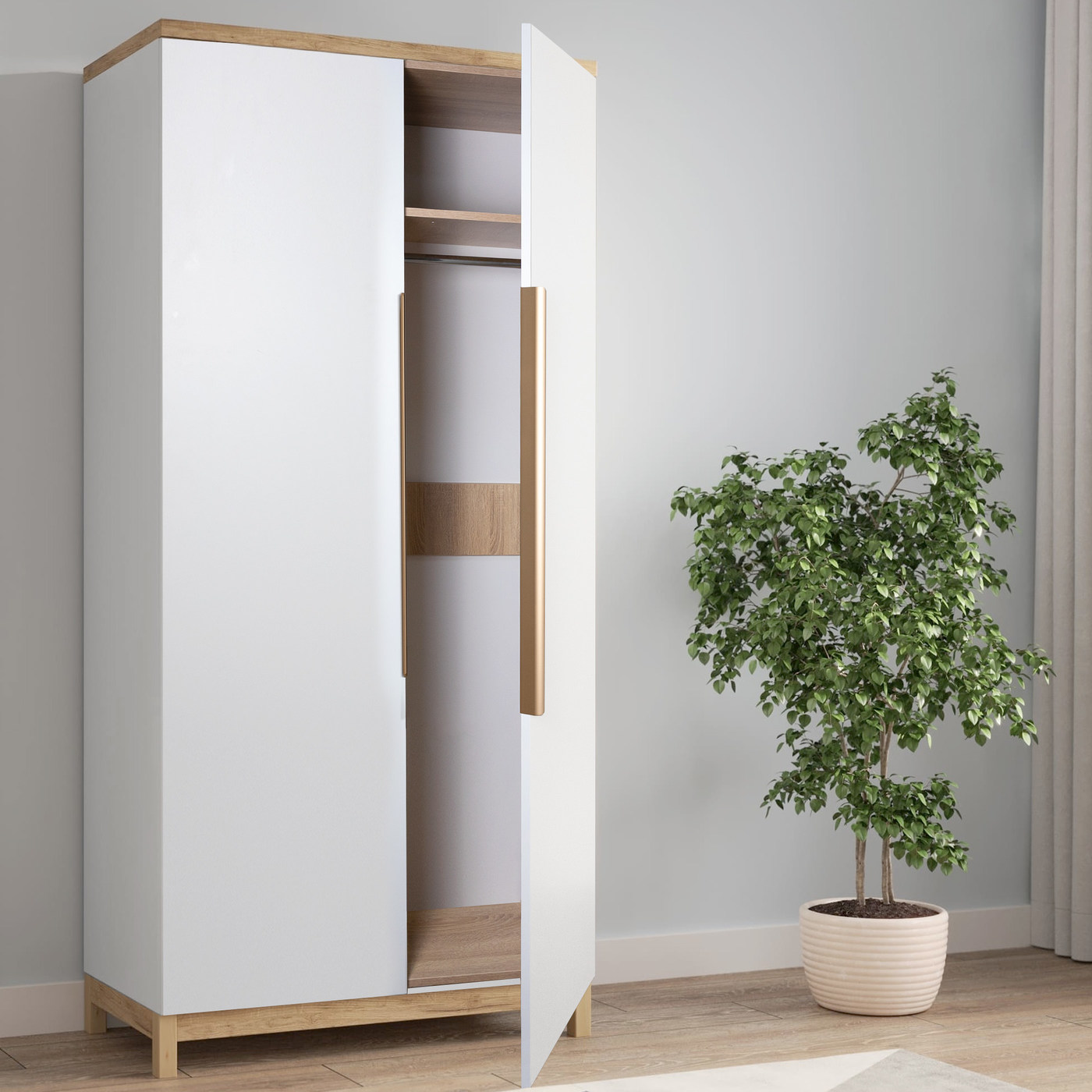 Ручка мебельная накладная алюм. MONBLAN-740/800 бронза AKS 92261