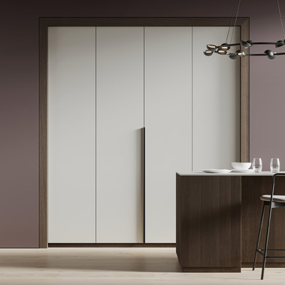 Ручка мебельная накладная алюм. MONBLAN-740/800 бронза AKS 92261