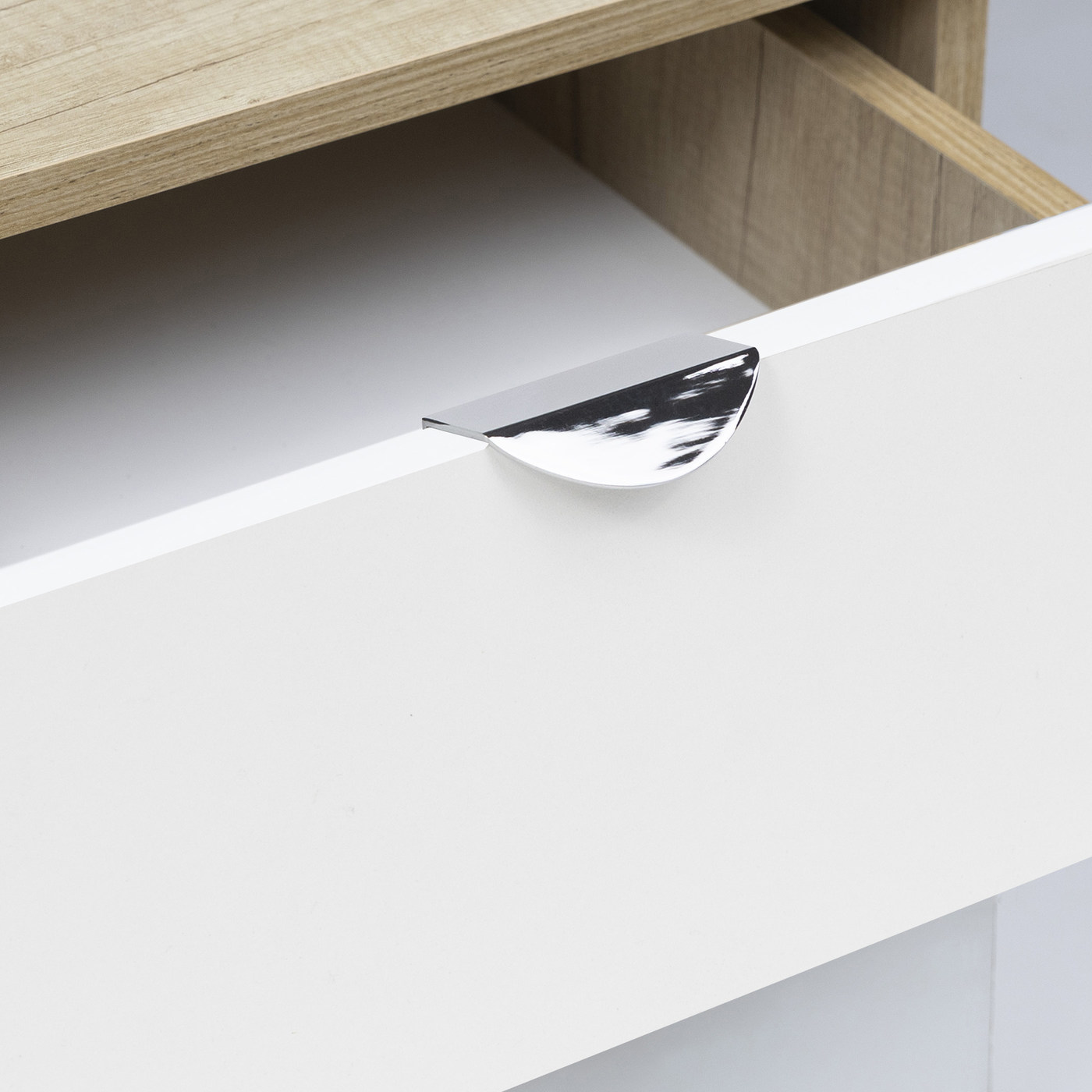 Ручка мебельная накладная мет. LUNA-32 хром AKS 68396