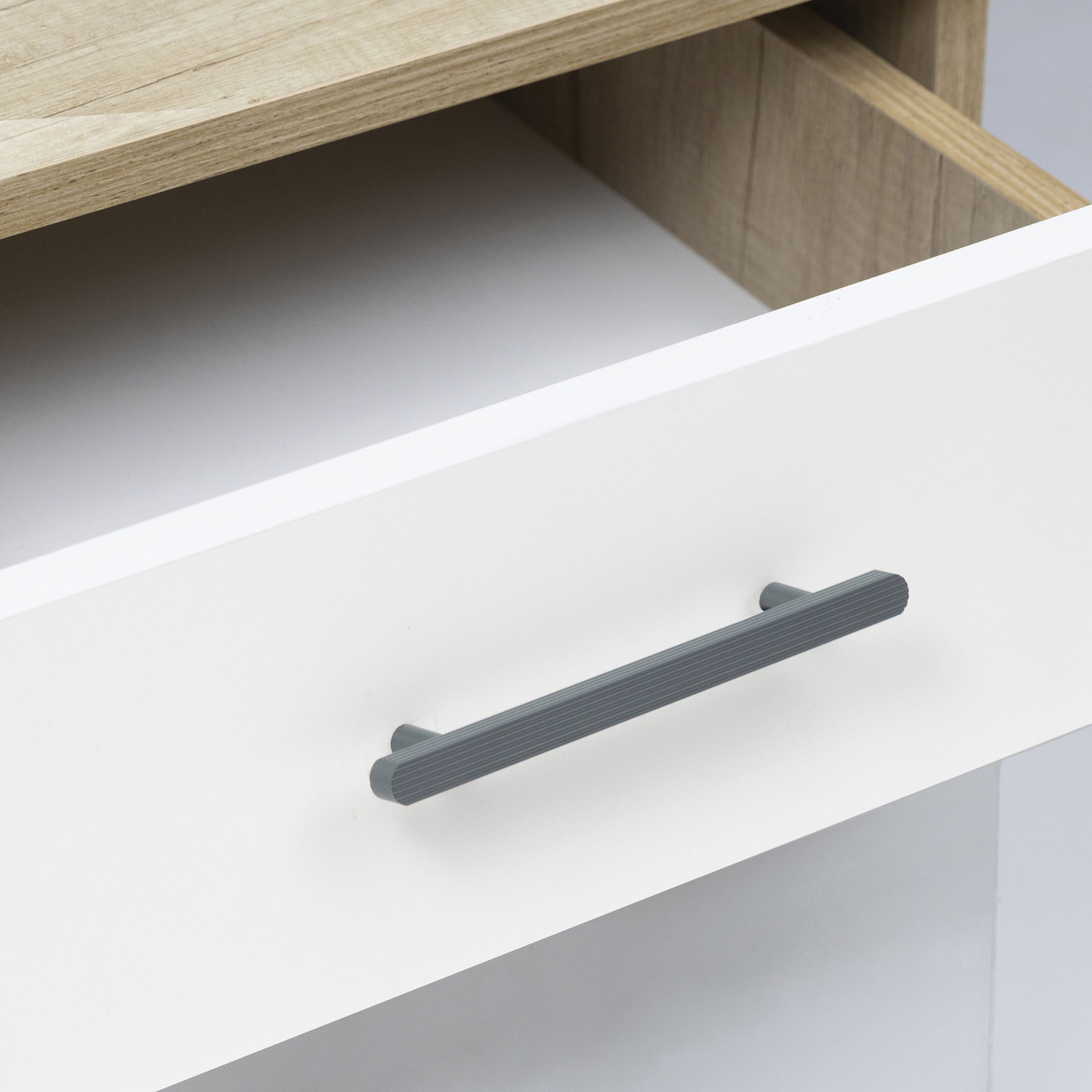 Ручка мебельная скоба алюм. GAME 128 графит AKS 89368