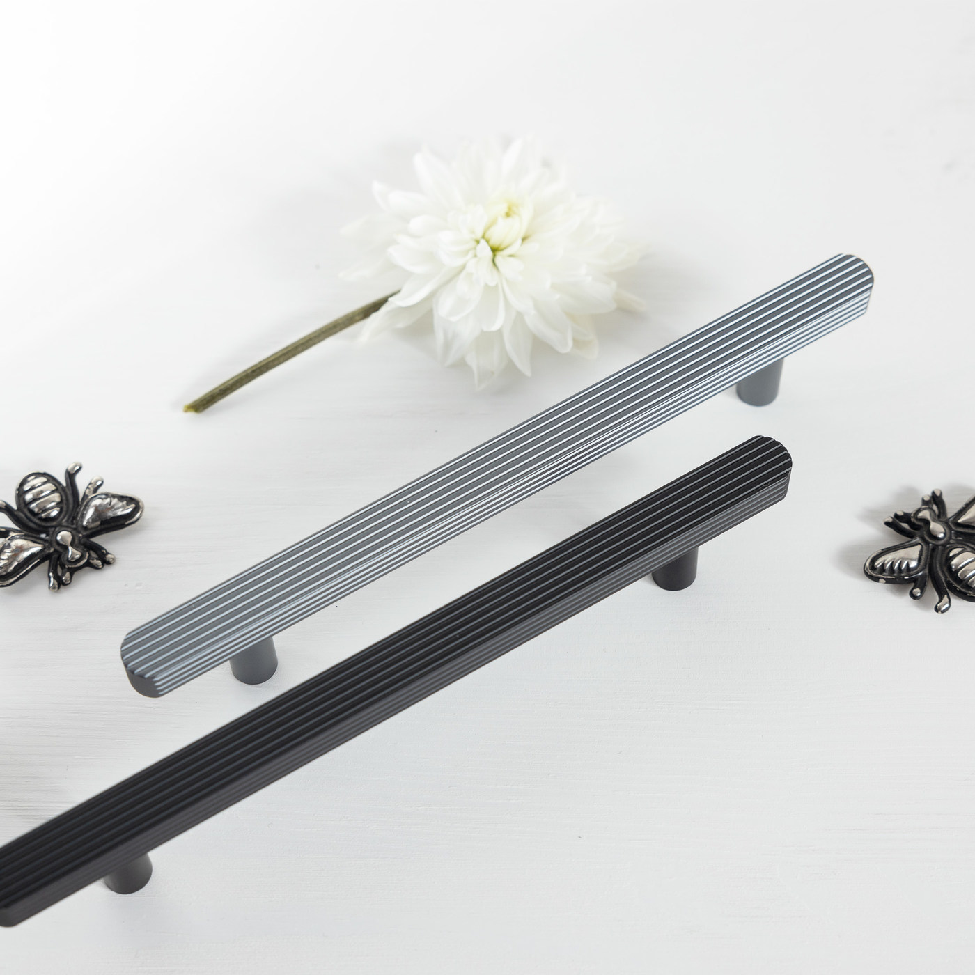 Ручка мебельная скоба алюм. GAME 128 черный матовый AKS 89366