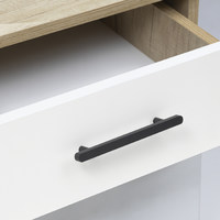 Ручка мебельная скоба алюм. GAME 128 черный матовый AKS 89366