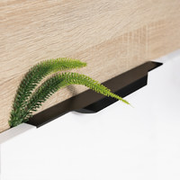 Ручка мебельная скоба алюм. KARIDA 560/800 черный матовый AKS 90377