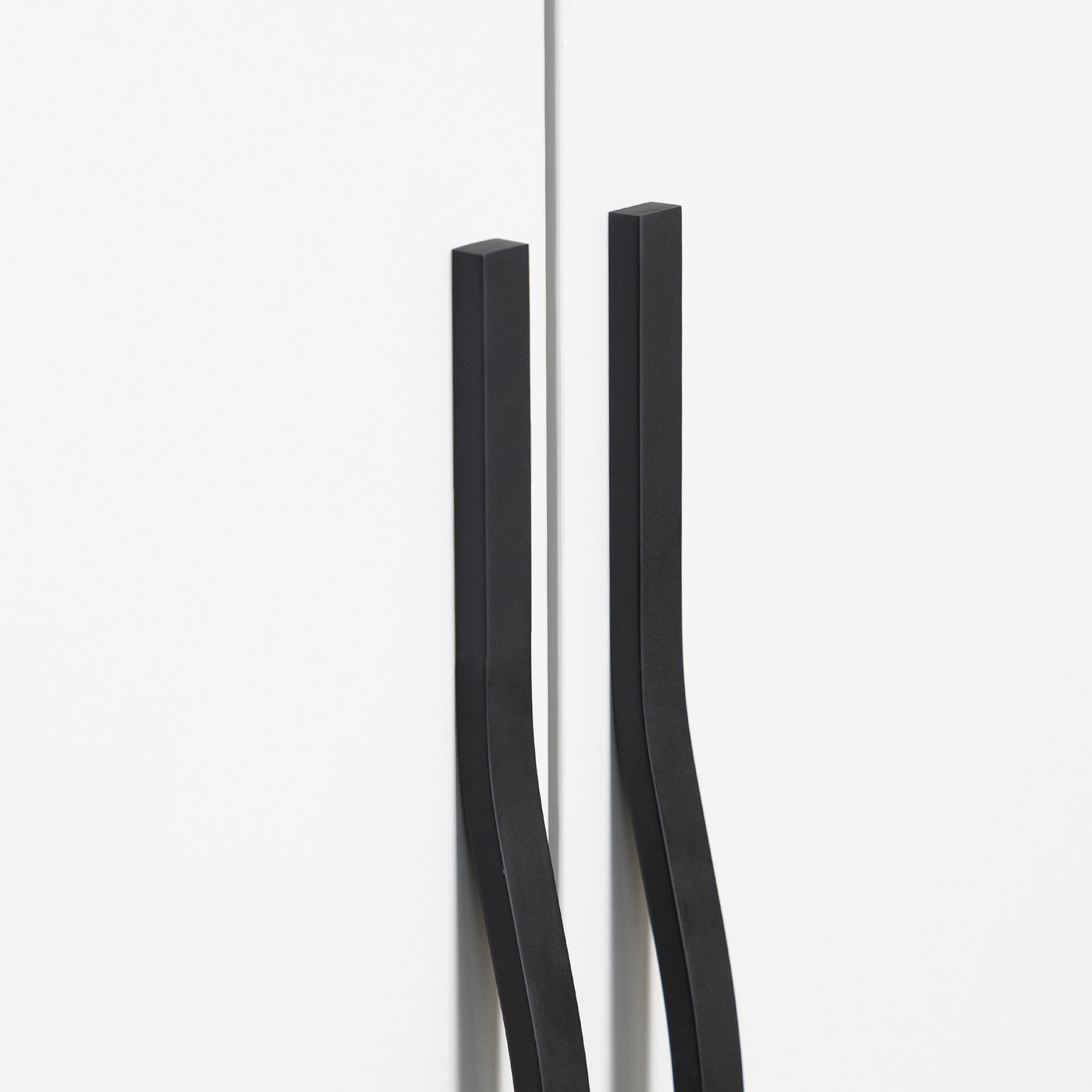 Ручка мебельная скоба алюм. MELISA 1060/1200 черный матовый AKS 104210