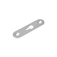 Подвеска мебельная зацепная 65*15*54*1,8, белый цинк AKS 42244