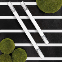 Ручка мебельная скоба алюм. STELLS 192/300 хром матовый AKS 89379