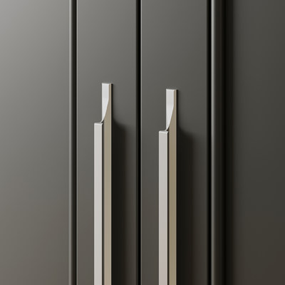 Ручка мебельная скоба алюм. STELLS 192/300 хром матовый AKS 89379