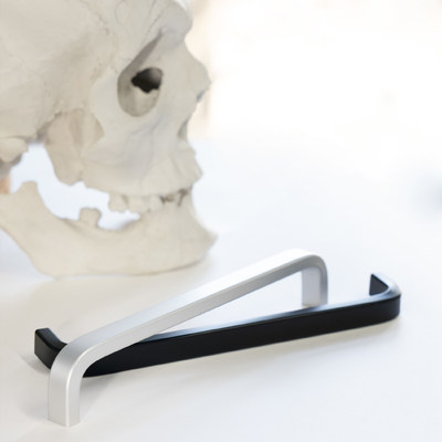 Ручка мебельная скоба алюм. STRIPS 192/199 хром матовый AKS 89393