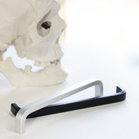 Ручка мебельная скоба алюм. STRIPS 96/103 черный матовый AKS 89397