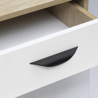 Ручка мебельная скоба мет. AVOCADO 96 черный матовый AKS 89336