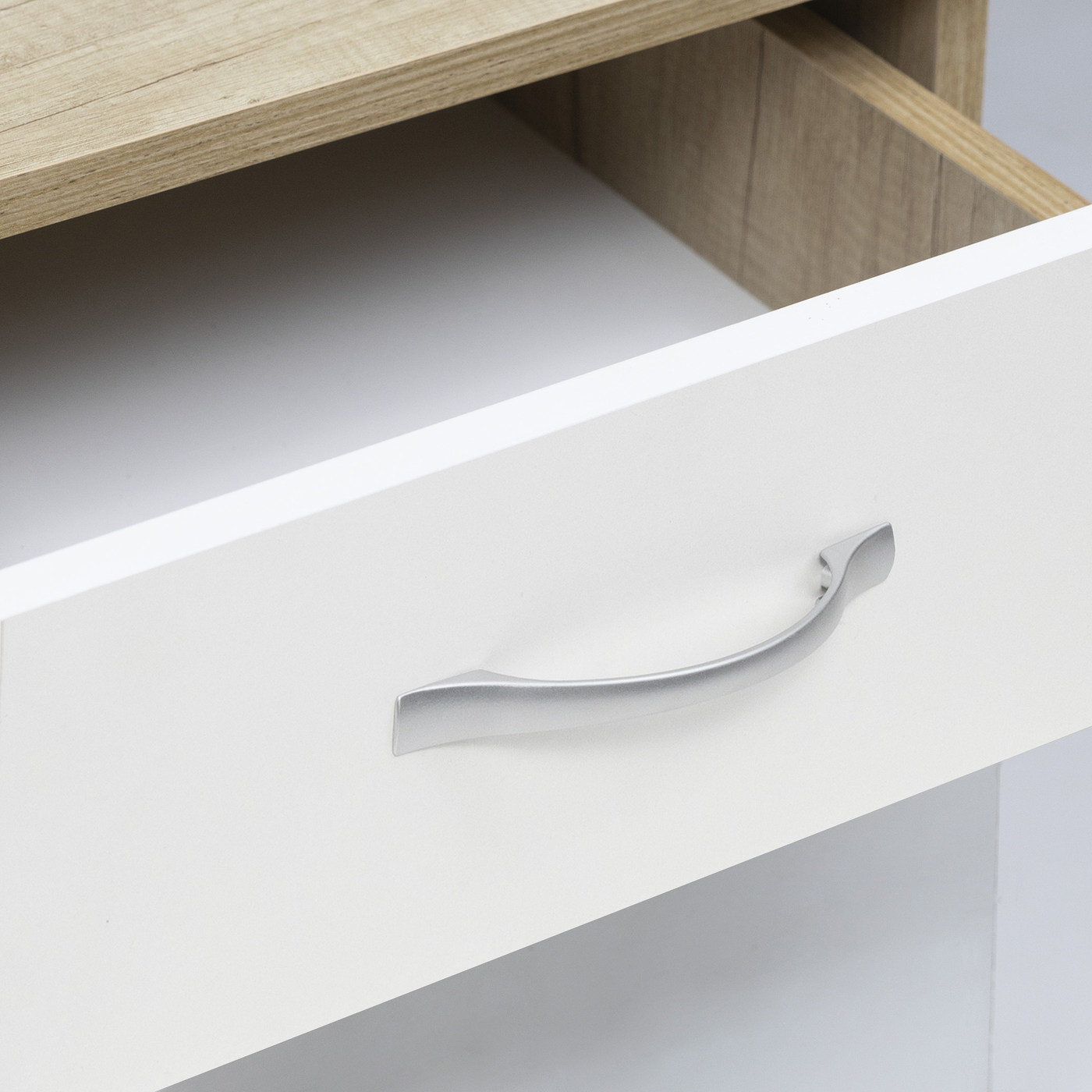 Ручка мебельная скоба мет. CLIP 128 хром матовый AKS 95394