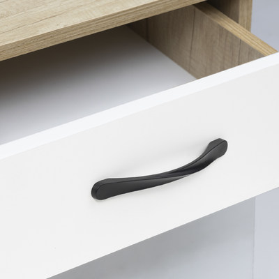 Ручка мебельная скоба мет. EDGE 160 черный AKS 77707