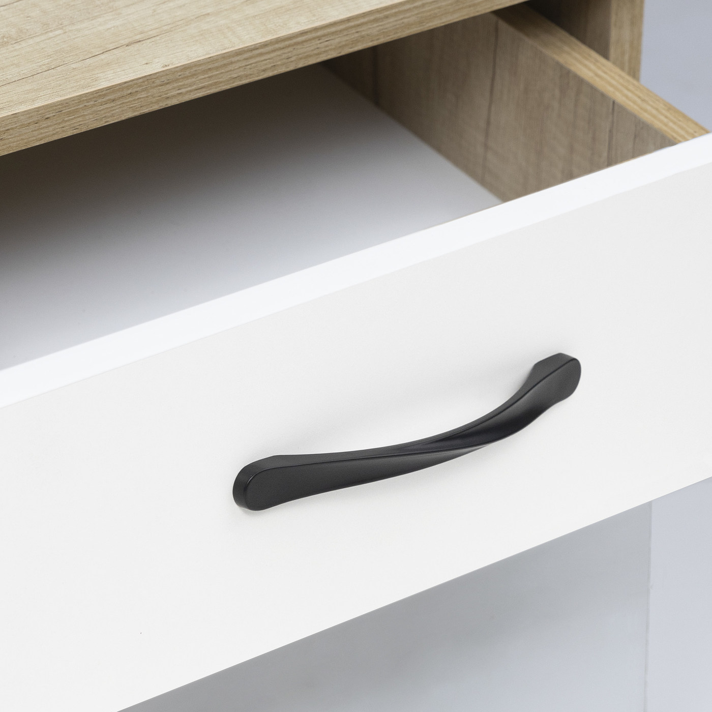 Ручка мебельная скоба мет. EDGE 160 черный AKS 77707