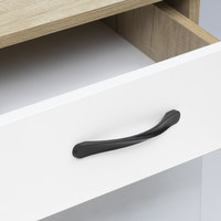 Ручка мебельная скоба мет. EDGE 160 черный AKS 77707