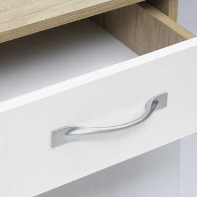 Ручка мебельная скоба мет. GRACE 128 хром матовый AKS 62197