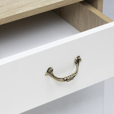 Ручка мебельная скоба мет. LIRA 96 старое золото AKS 53550