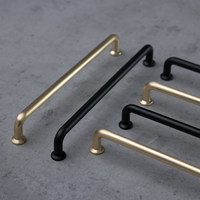 Ручка мебельная скоба мет. LOFT 192 черный матовый AKS 62204