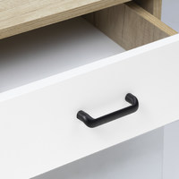 Ручка мебельная скоба мет. MARETTO 96 черный матовый AKS 104229