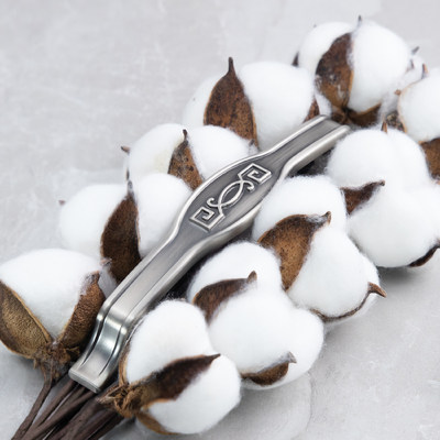 Ручка мебельная скоба мет. PAOLA 128 шлифованный никель AKS 56818