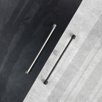 Ручка мебельная скоба мет. SAMBA 192 черный матовый AKS 104215