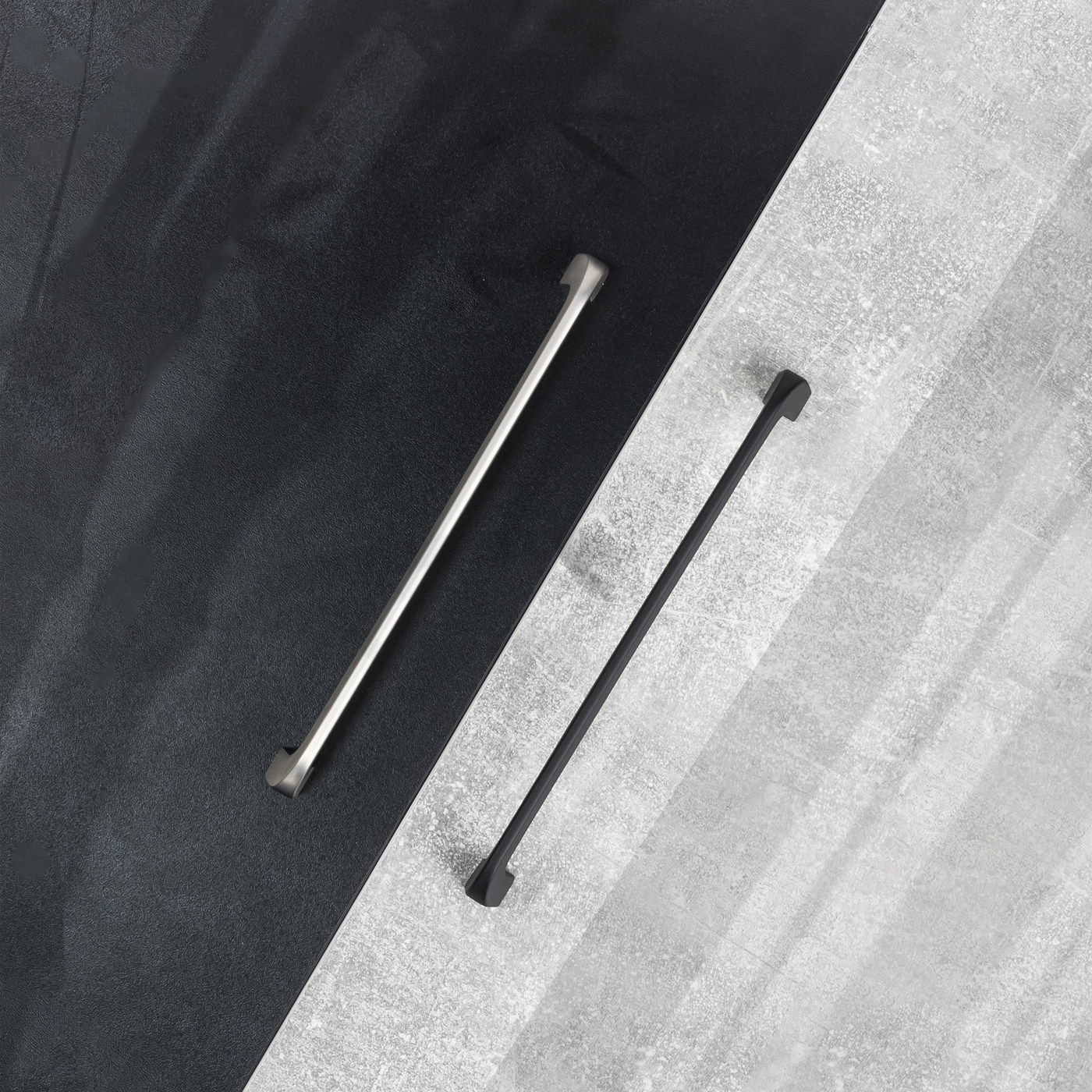 Ручка мебельная скоба мет. SAMBA 192 черный матовый AKS 104215