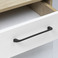 Ручка мебельная скоба мет. SAMBA 192 черный матовый AKS 104215