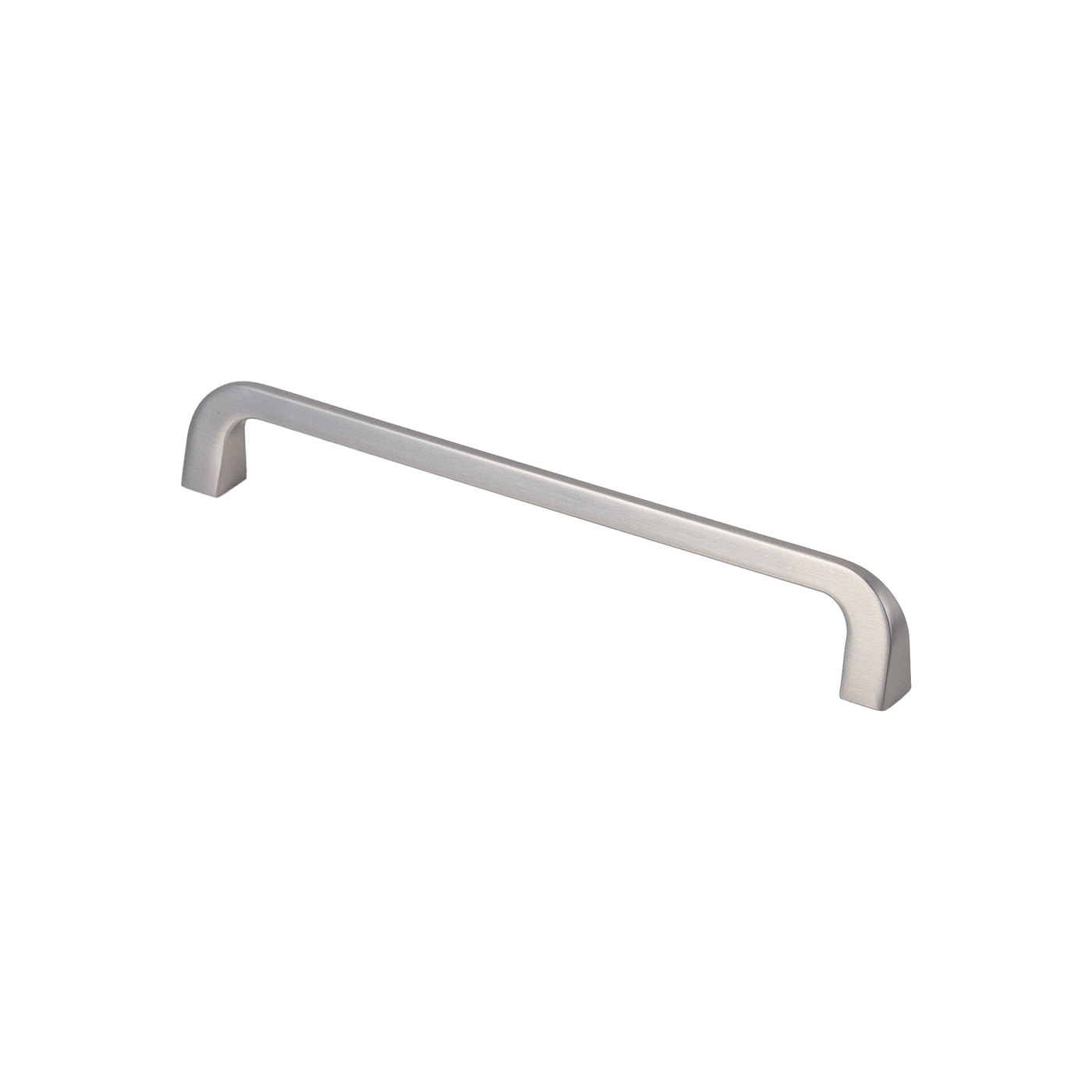 Ручка мебельная скоба мет. SAMBA 192 шлифованная сталь AKS 104217