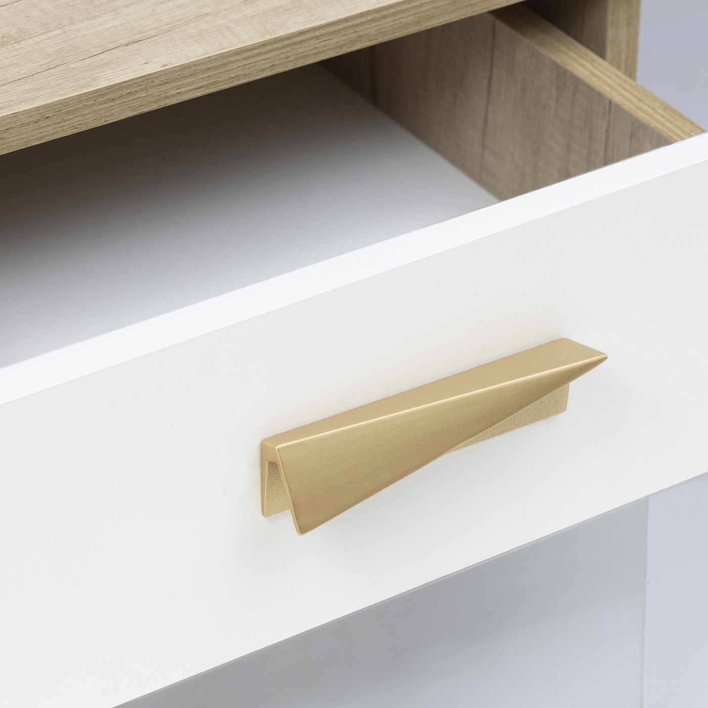 Ручка мебельная скоба мет. SANGRITA 64 золотой песок AKS 104240