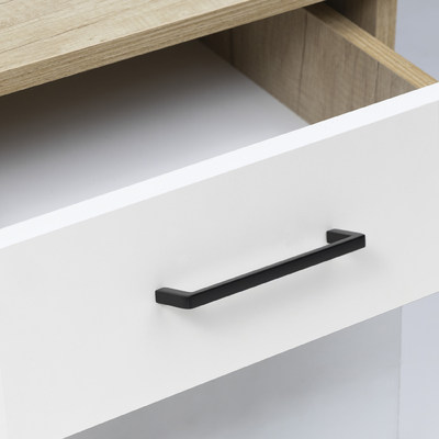 Ручка мебельная скоба мет. SKYLINE 192 черный матовый тип 2 AKS 105090