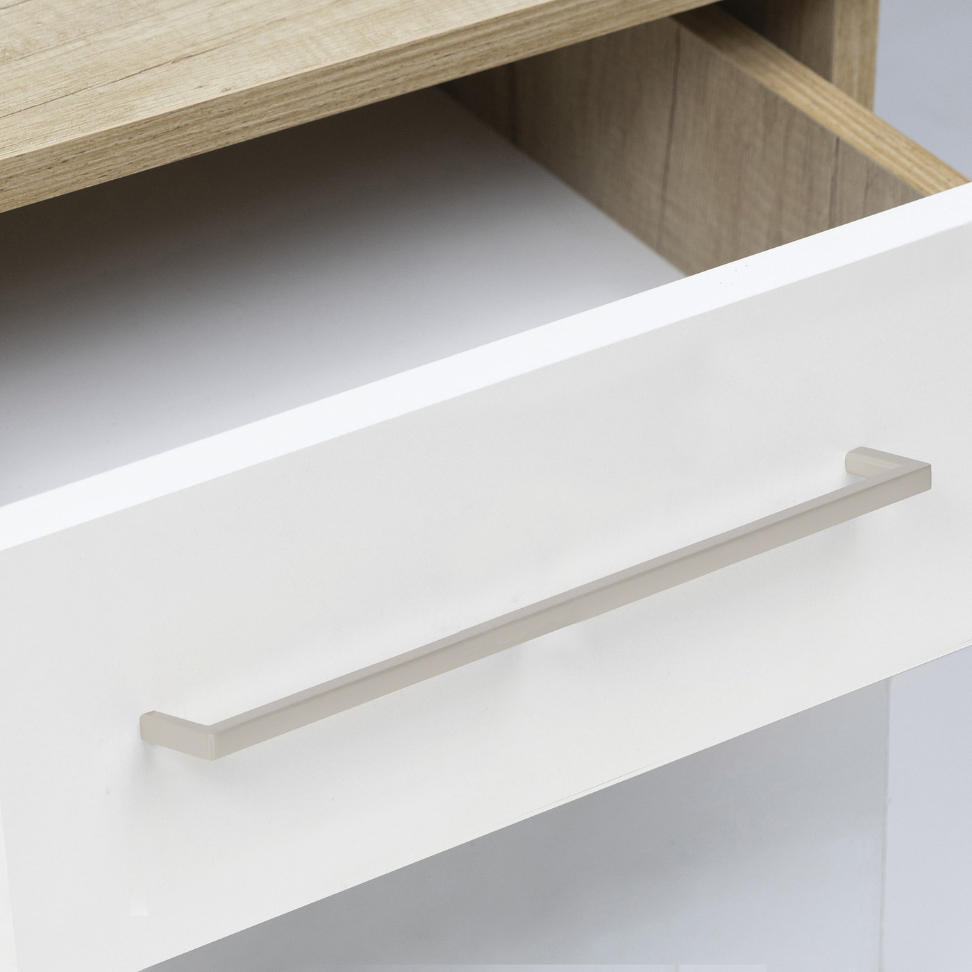 Ручка мебельная скоба мет. SKYLINE 320 шлифованная сталь тип 2 AKS 105092