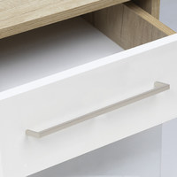 Ручка мебельная скоба мет. SKYLINE 320 шлифованная сталь тип 2 AKS 105092