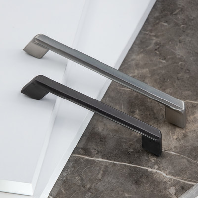 Ручка мебельная скоба мет. TECHNO line 160 графит AKS 59115