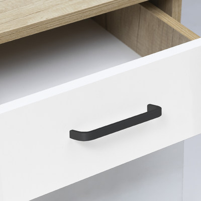 Ручка мебельная скоба алюм. STRIPS 192/199 черный матовый AKS 89399