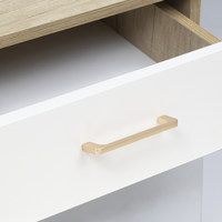 Ручка мебельная VULKAN 192 брашированное золото AKS 92265