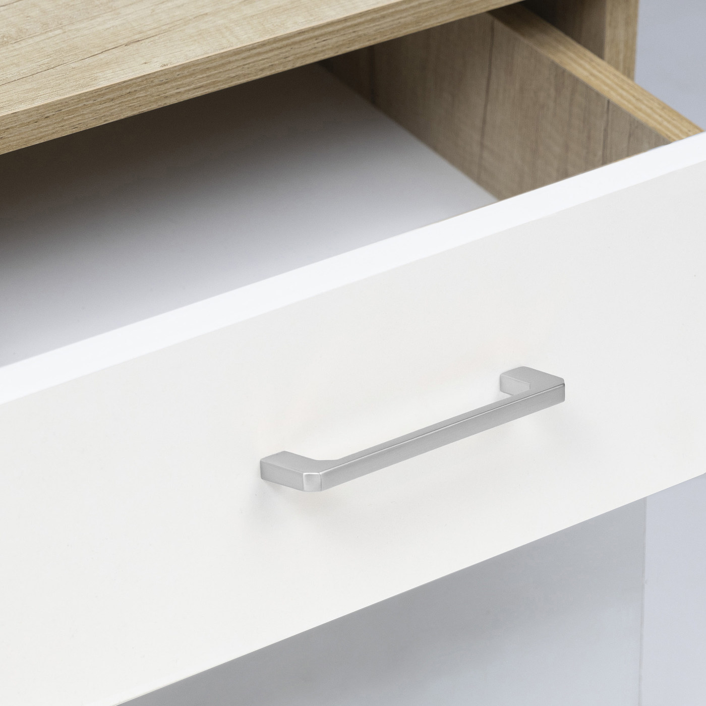 Ручка мебельная скоба VULKAN-128 хром матовый AKS 111095