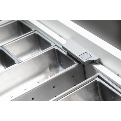 Ручка с поводком внутреннего ящика Slimbox 13,5-21 мм белая AKS 94124