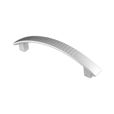 Ручка пластикPS06/C6-096 металлик AKS 58743