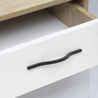 Ручка мебельная скоба металл. WAVE 288 черный AKS 80611