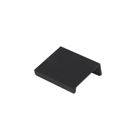 Ручка мебельная накладная алюм. INSIDE 32/50, черный матовый, AKS 106701