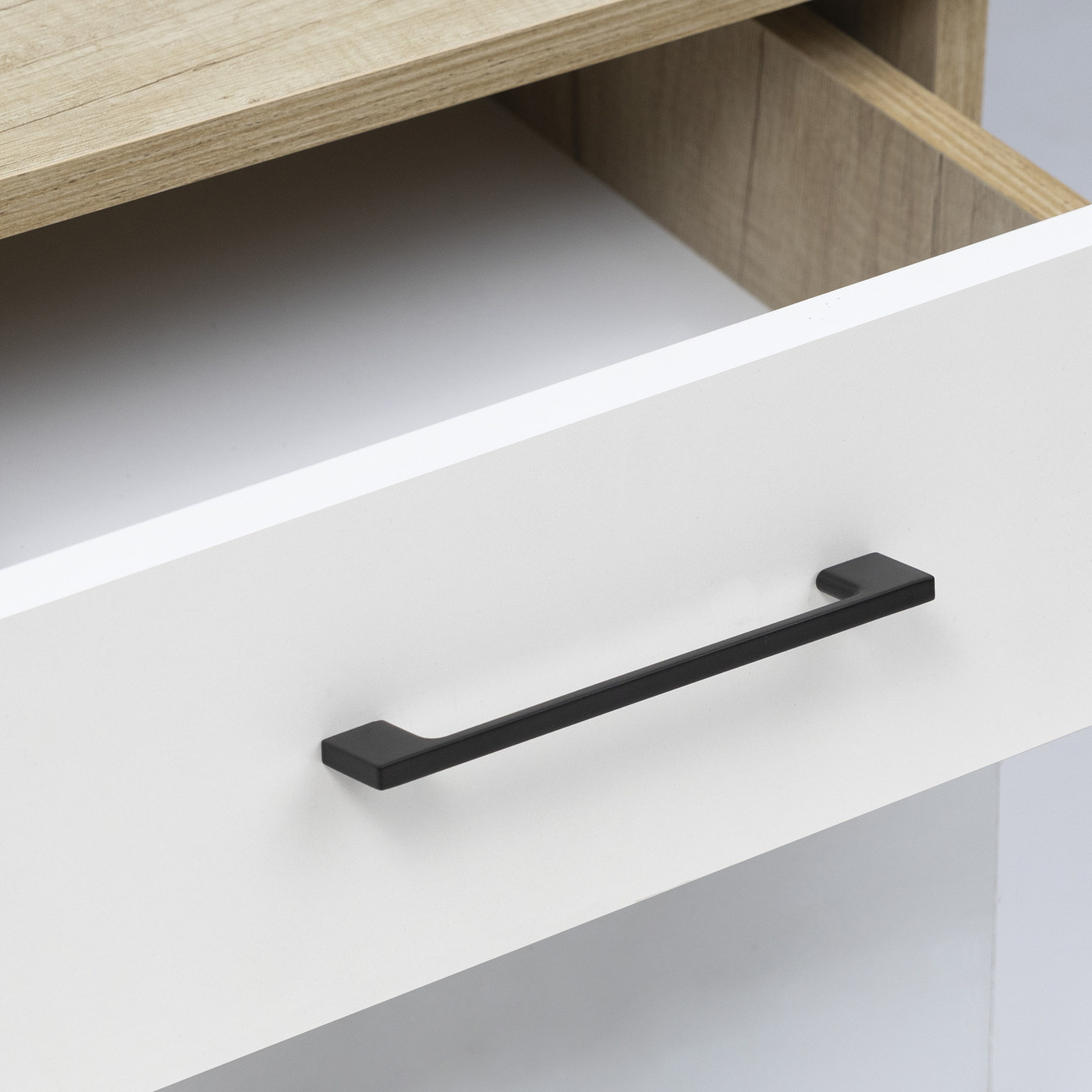 Ручка мебельная скоба мет. AK705 192 черный матовый AKS 30943 (старый артикул 55429)