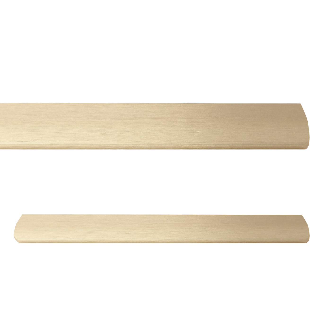 Ручка мебельная накладная алюм. MONBLAN 740/800 брашированное золото AKS 111212