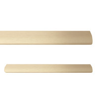 Ручка мебельная накладная алюм. MONBLAN 740/800 брашированное золото AKS 111212