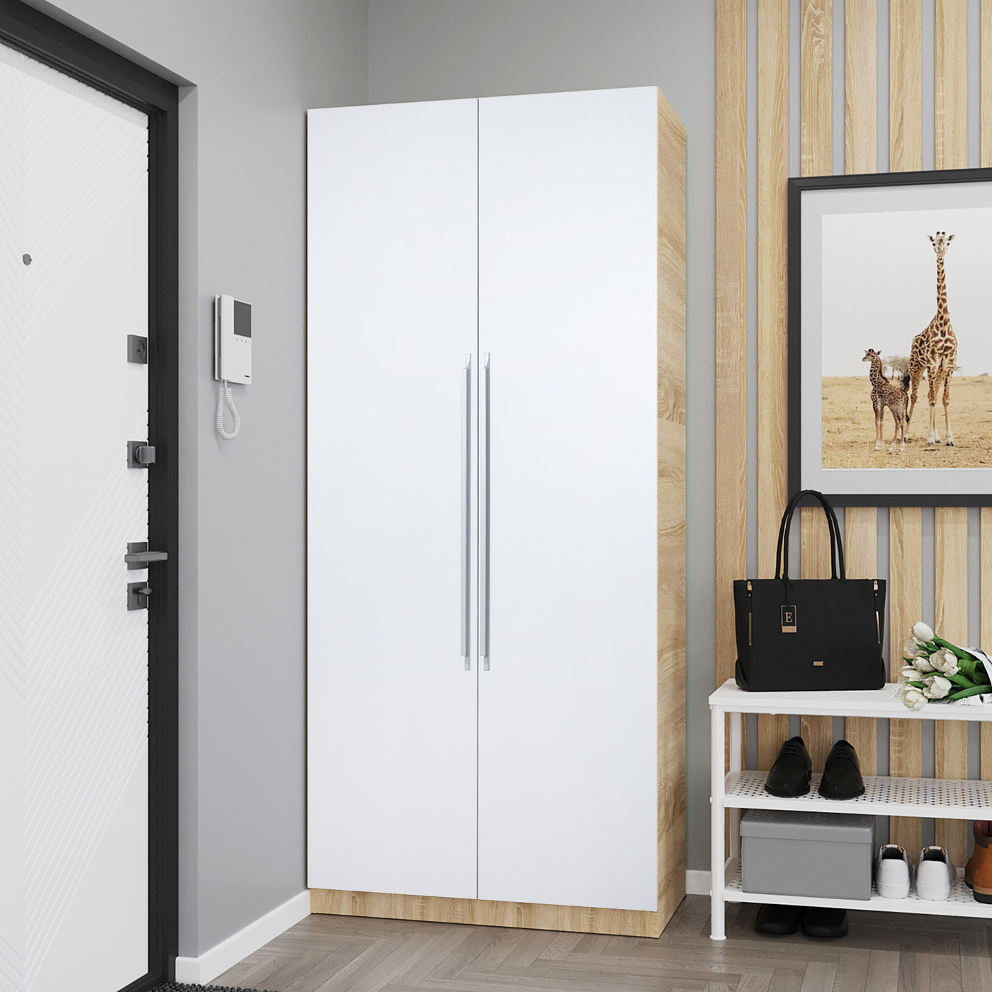 Ручка мебельная скоба алюм. STELLS 704/797 хром матовый AKS 89382